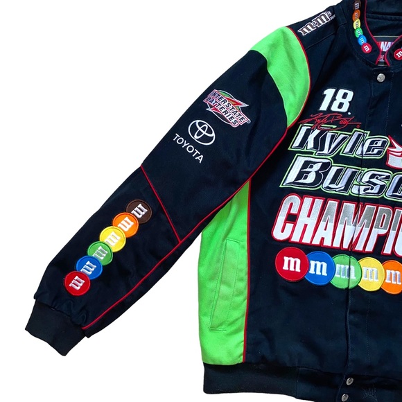 NASCAR 2015 Kyle Busch Champion M&M Racing jacket Large - Picture 5 of 12